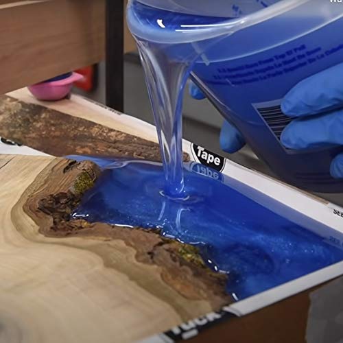 TotalBoat ThickSet Deep Pour Epoxy Resin Kit (1.3 Gallon) - Crystal Clear Thick Pour Resin for Art, Casting, Epoxy River Tables, Live Edge Slabs, Molds, Wood