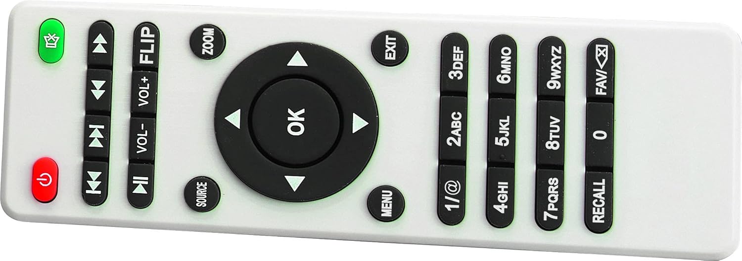 RCA Bluetooth Enabled Home Projector, HD, LED, White