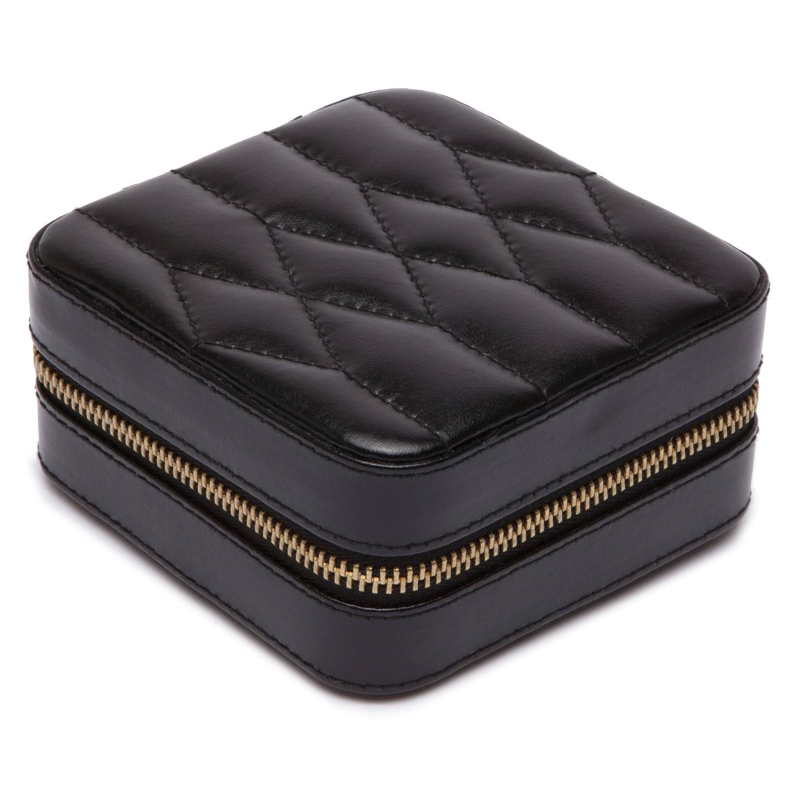Wolf Caroline Zip Travel Case - Black