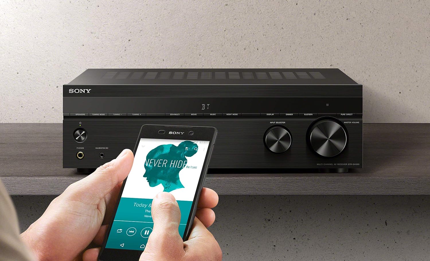 Sony STRDH590 5.2 Multi-Channel 4k HDR AV Receiver with Bluetooth (Renewed)
