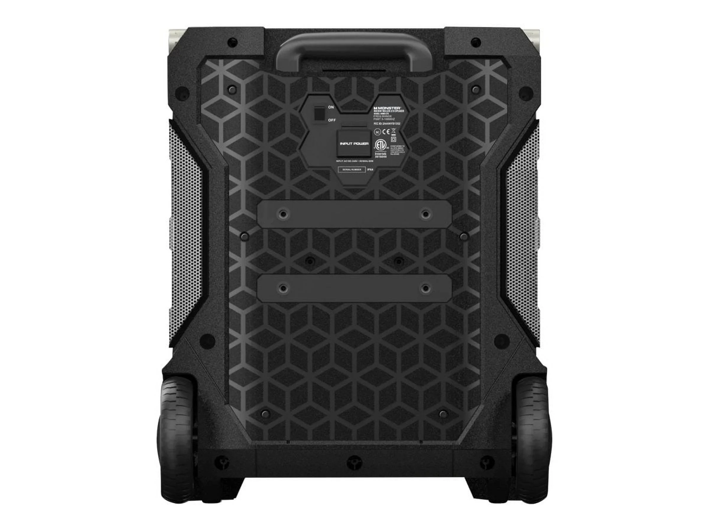 MONSTER MNRR270 ROCKIN' ROLLER 270 PORTABLE INDOOR/OUTDOOR WIRELESS SPEAKER - BLACK