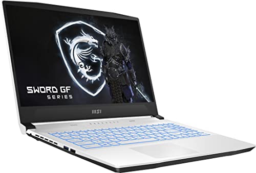 MSI Sword 15 A12U Sword 15 A12UC-295 15.6 Gaming Notebook - Full HD - 1920 x 1080 - Intel Core i5 12th Gen i5-12450H 1.30 GHz - 8 GB Total RAM - 512 GB SSD - White