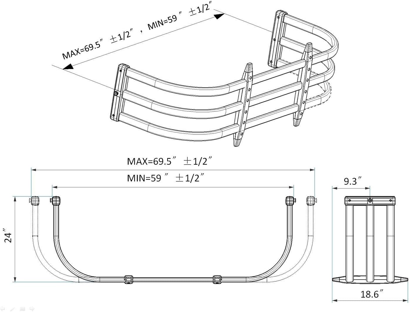 Truck Bed Extender for Ford F-150 +, pickup truck bed extender Dodge Ram 1500 2500 3500