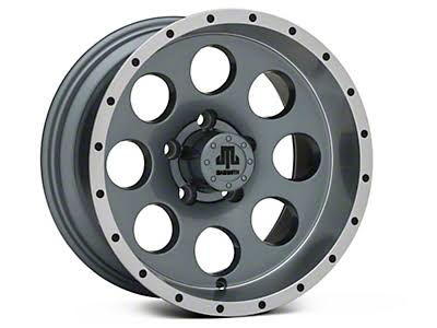 Jeep Wrangler Mammoth 8 Beadlock Style Anthracite Wheel; 15x8 J103779