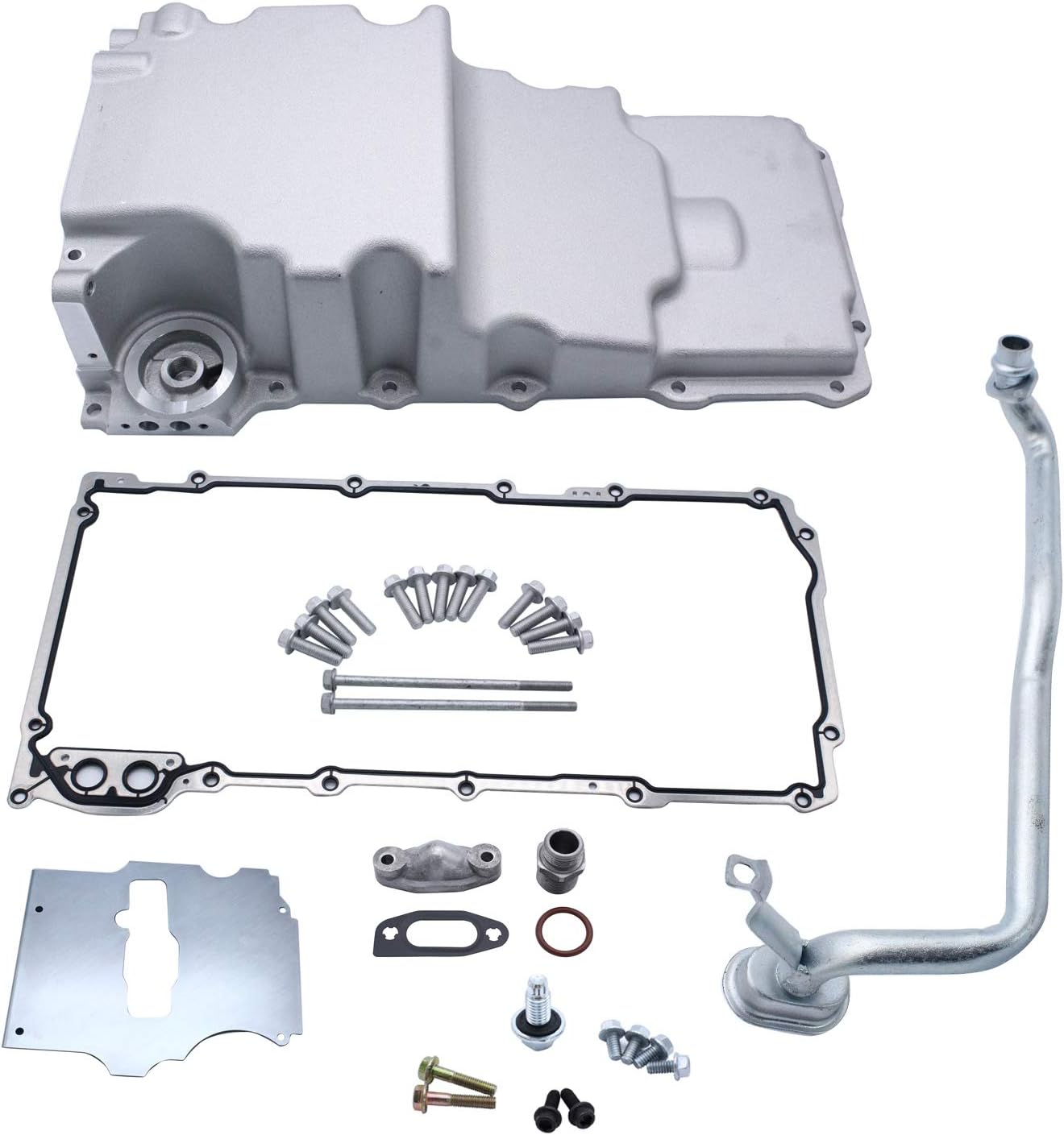 LS Engine Swap Oil Pan 302-2 Low Profile Compatible for LS1 LSX Camaro Nova F-body Extra Clearance