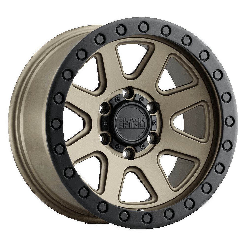 Black Rhino Aluminum Rim BAKER 18X9in Matte Bronze with Black Ring Finish, 1890BKR126114Z76