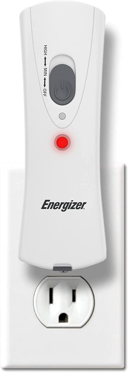 Energizer Rechargeable Emergency LED Flashlight, Plug-in Power Outage Light, Emergency Lights for Home Power Failure, Great for Hurricane Supplies, Survival Kits
