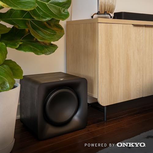 Klipsch Flexus CORE 100 2.1 Channel Powered by Onkyo Bluetooth Sound Bar with Dolby Atmos and Custom Tuned Bass - Black