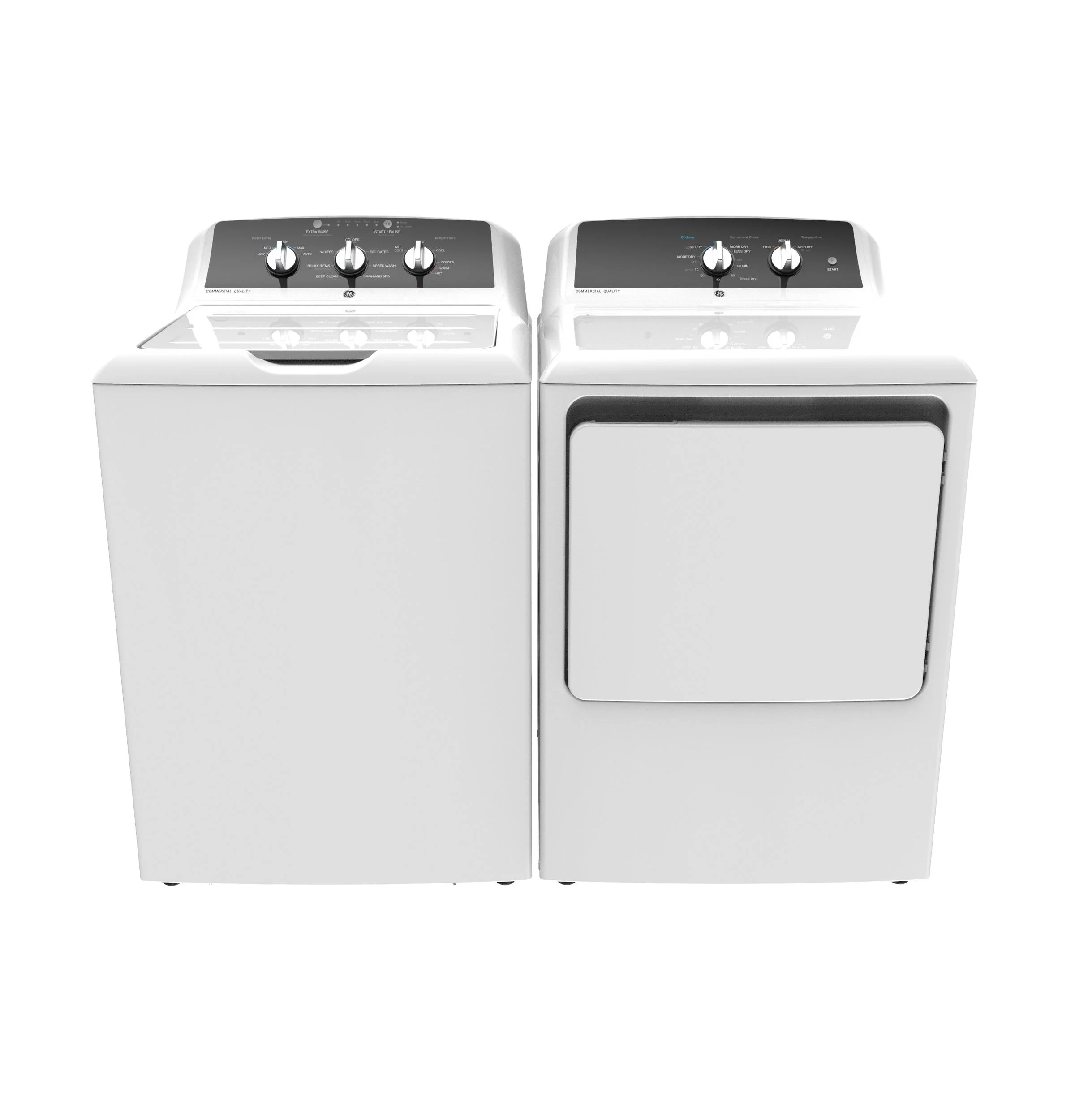 Ge Gtx52easp 27" Wide 6.2 Cu. Ft. Electric Dryer - White