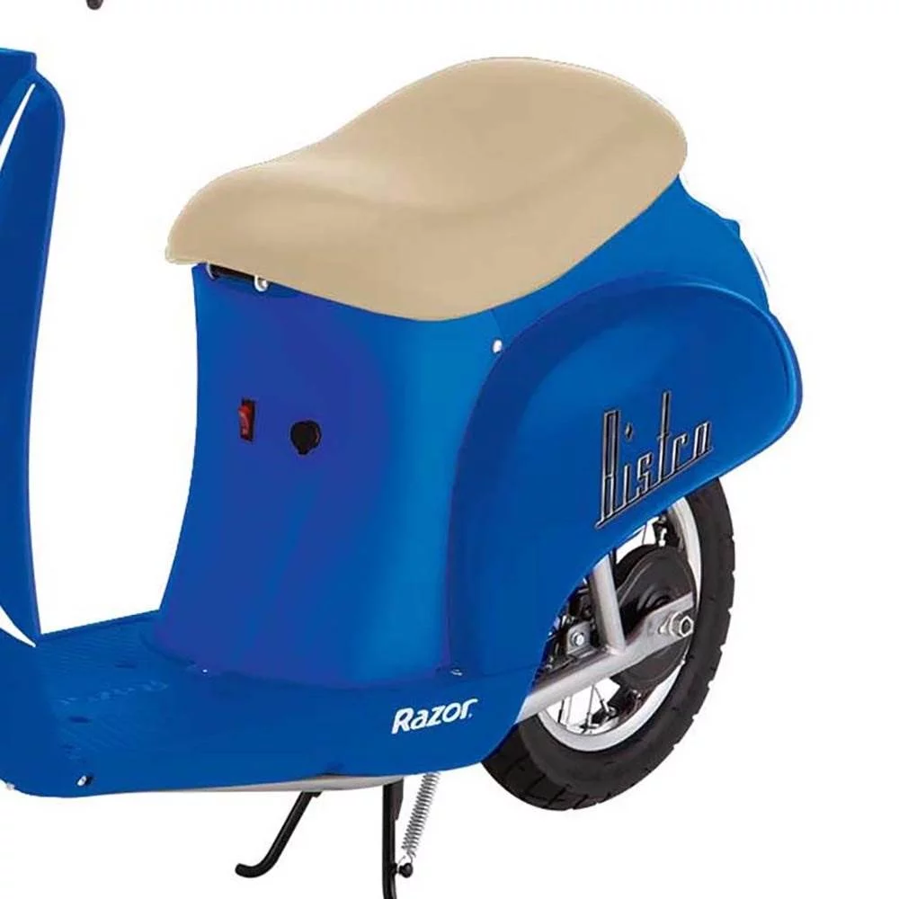 Razor Pocket Mod Miniature Euro 24V Electric Retro Scooters, 1 Blue & 1 Red