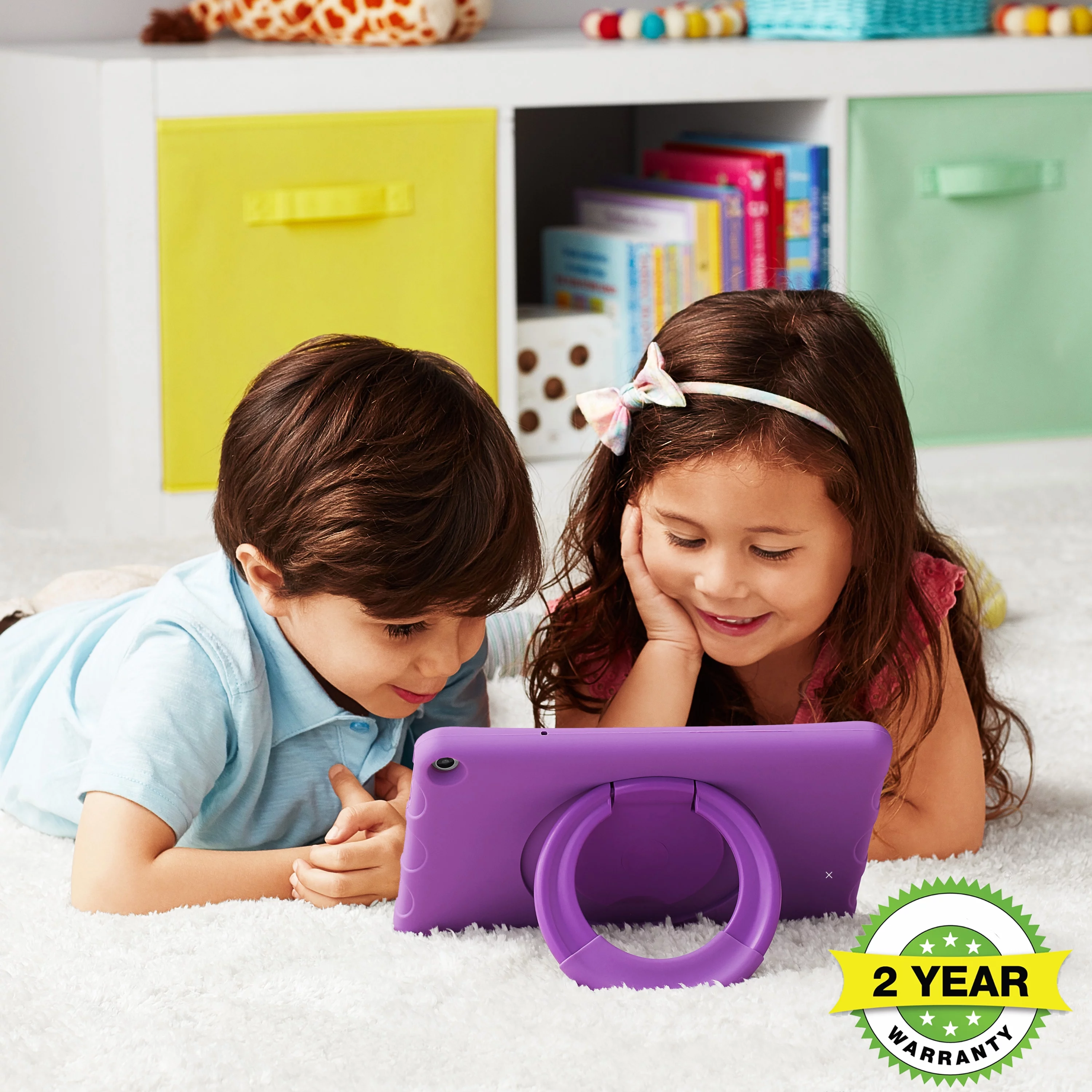 onn. 10.1" Kids Tablet, 32GB (2022 Model) - Violet