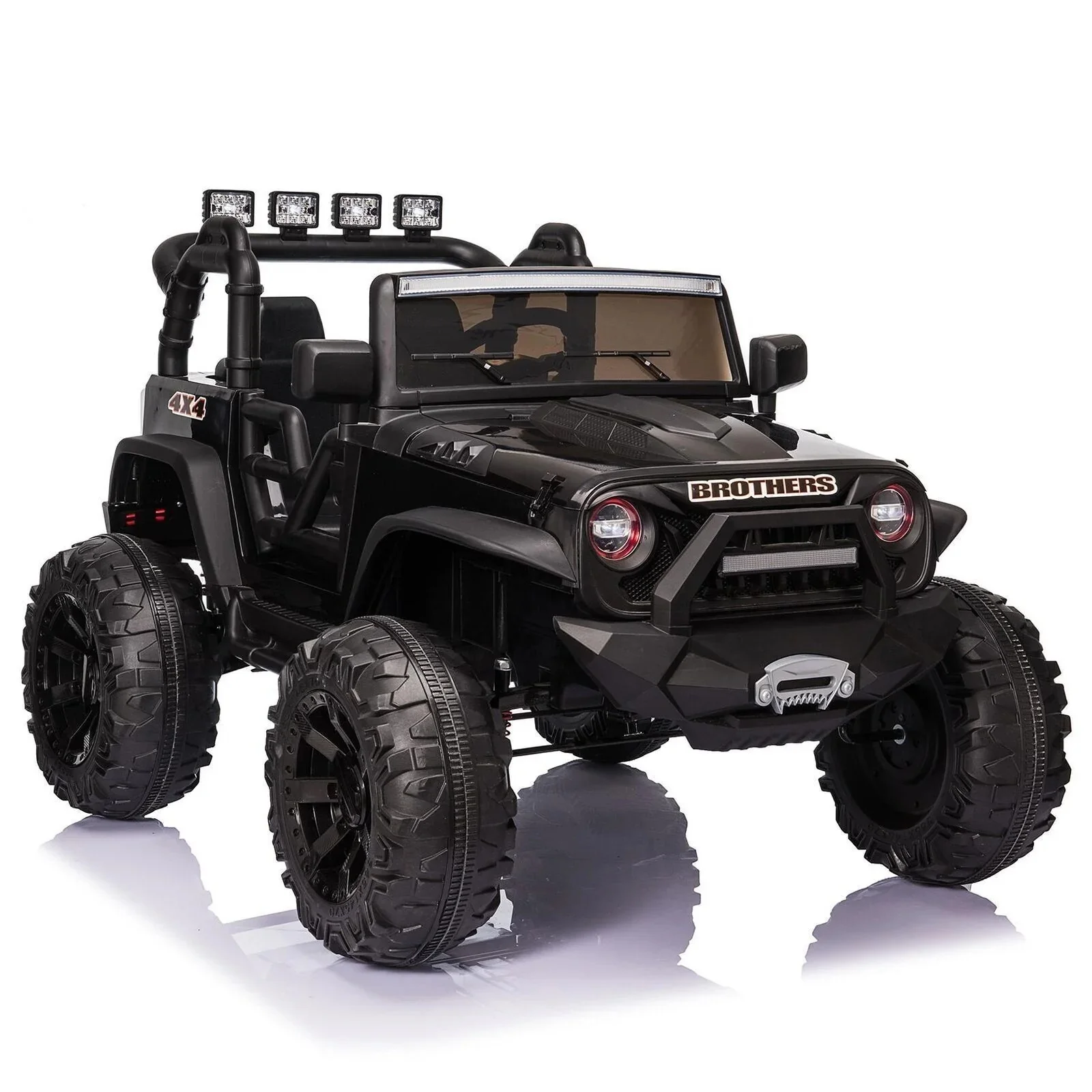 Electric 24V Kids Ride on Truck Car Jeep MP3 LED w/Remote Control - 2 Seats, 400W - Curated Treasures Market