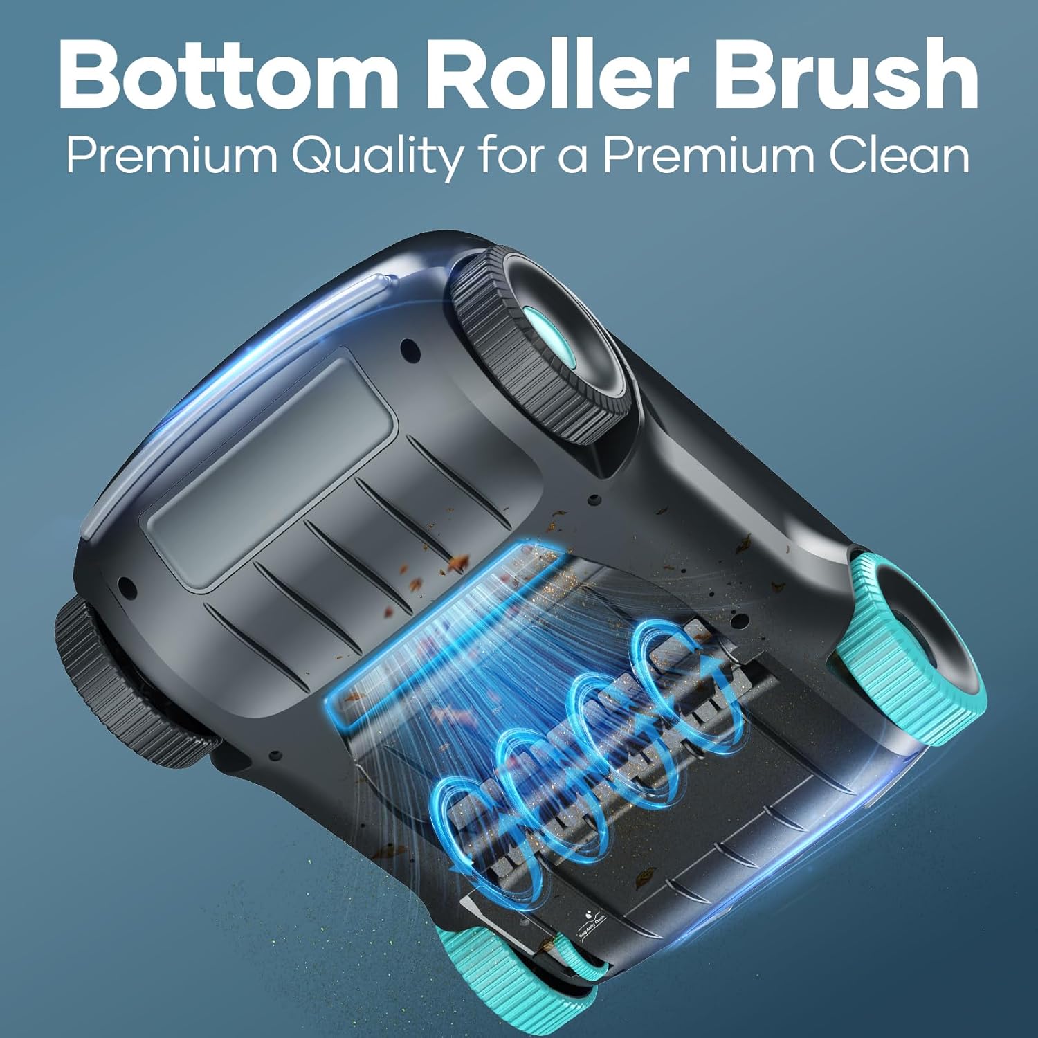 AIPER Scuba E1 Automatic Pool Cleaner, Robotic Pool Vacuum, Featuring Dual-Filtration, Lasts 130 Mins, Self-Parking, Suction Pool Cleaner for Above Ground/Flat Pools up to 1100 Sq.ft