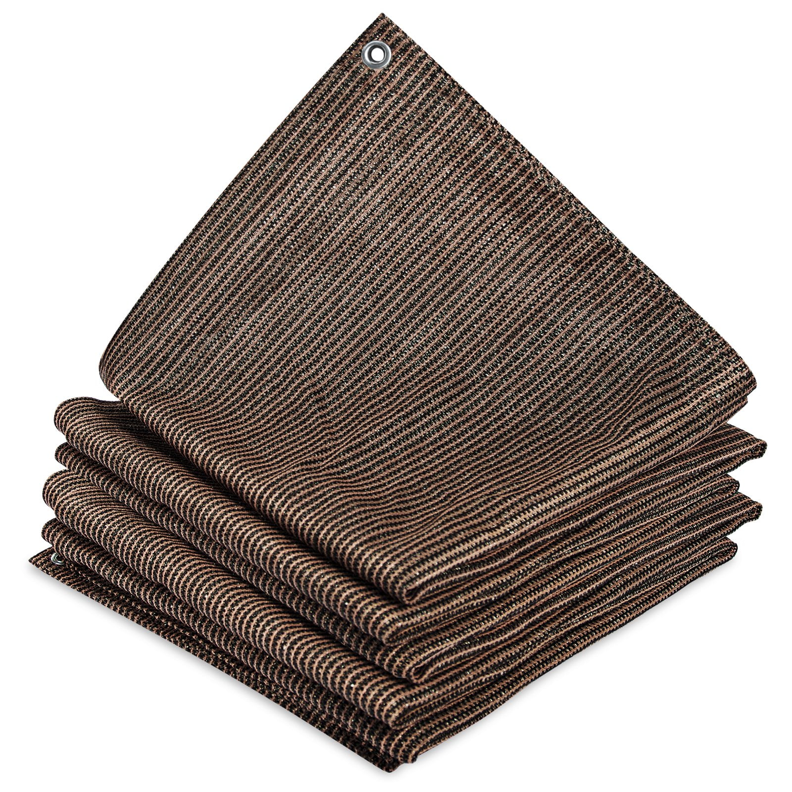 90% Shade Fabric Sun Shade Cloth Privacy Screen for Outdoor Patio Garden Pergola Cover Canopy 6x10 FT, Mocha