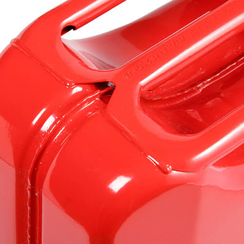 Wavian Authentic Carb Fuel Jerry Can with Spout, Red, 5.3 Gallon