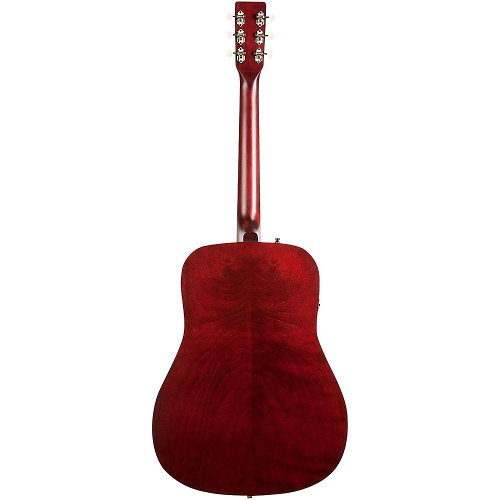 Art u0026 Lutherie Americana Dreadnought Acoustic-Electric Guitar - Tennessee Red