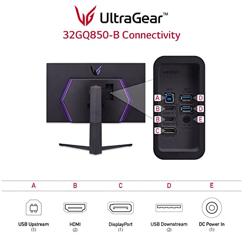 LG 32" Ultragear UHD 4K 1ms 144Hz HDR 10 Monitor with HDMI 2.1
