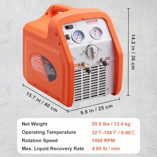 VEVOR Refrigerant Recovery Machine