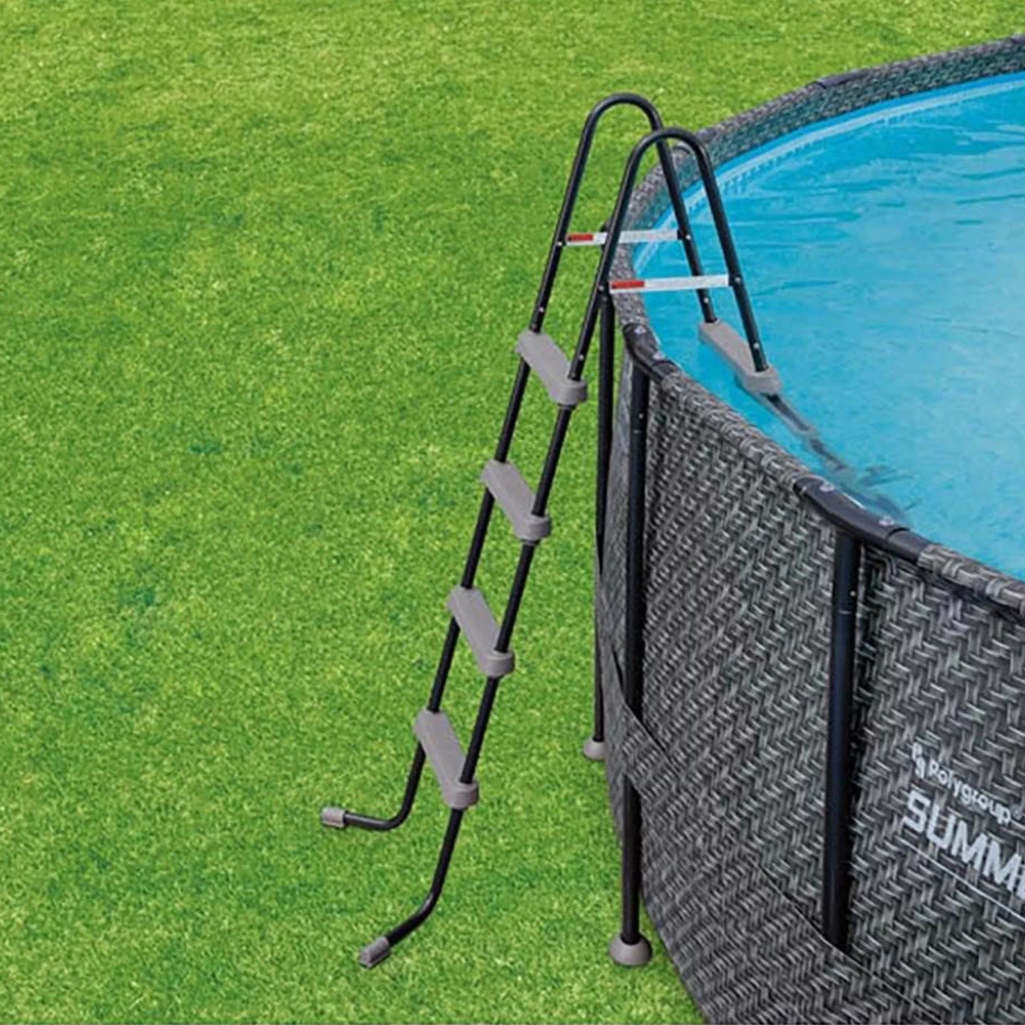 Summer Waves Elite 20ft x 48in Above Ground Frame Swimming Pool Set w/ Pump