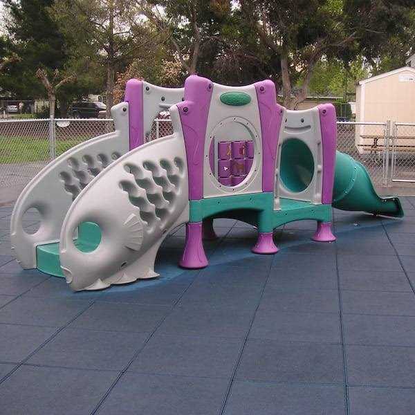 Rubber-Cal Eco-Safety Interlocking Playground Tiles 2.50 x 19.5 x 19.5 Inch - Shop Hardware Tools Online Store