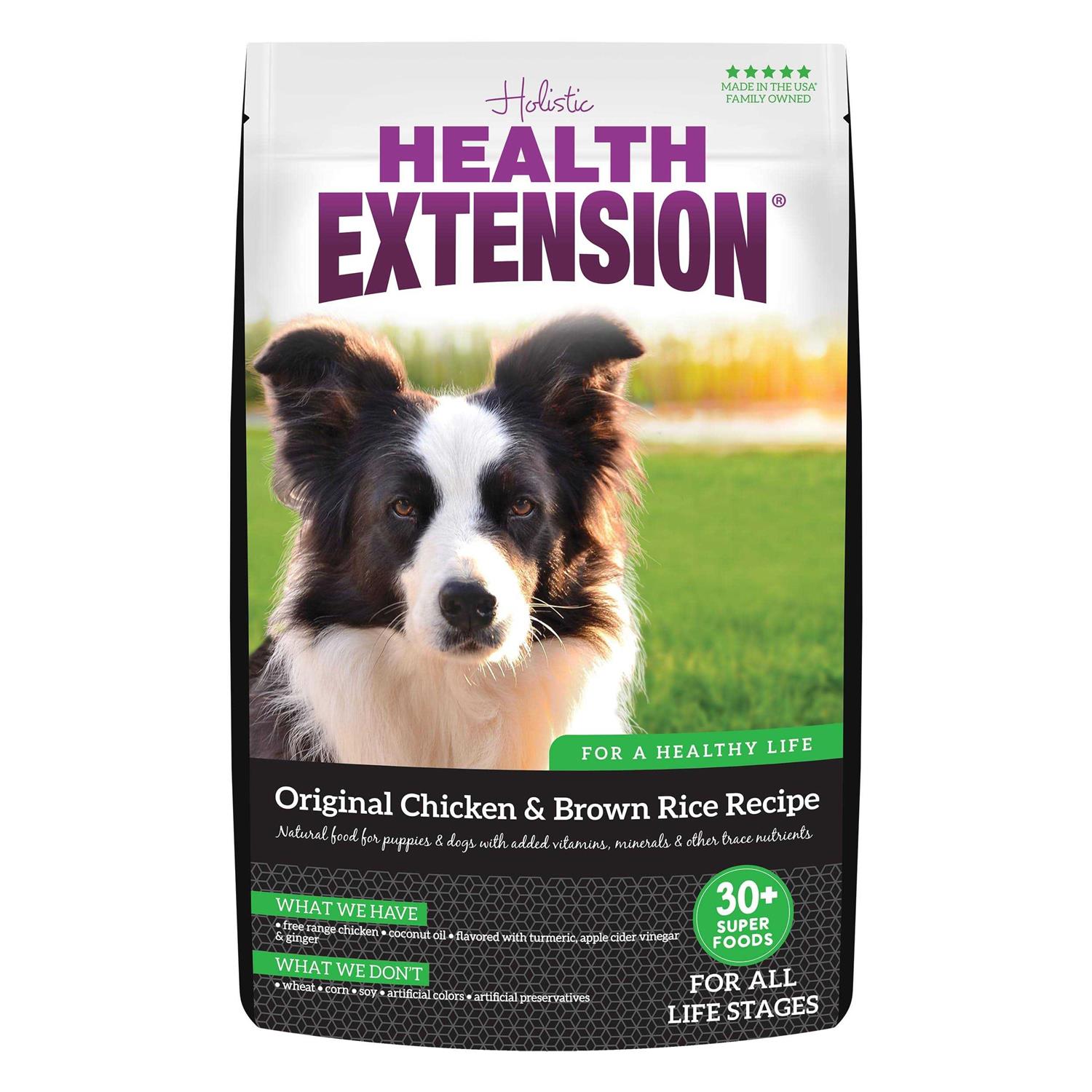 Health Extension Original Chicken Brown Rice Dry Dog Food - Pet Supplies online store