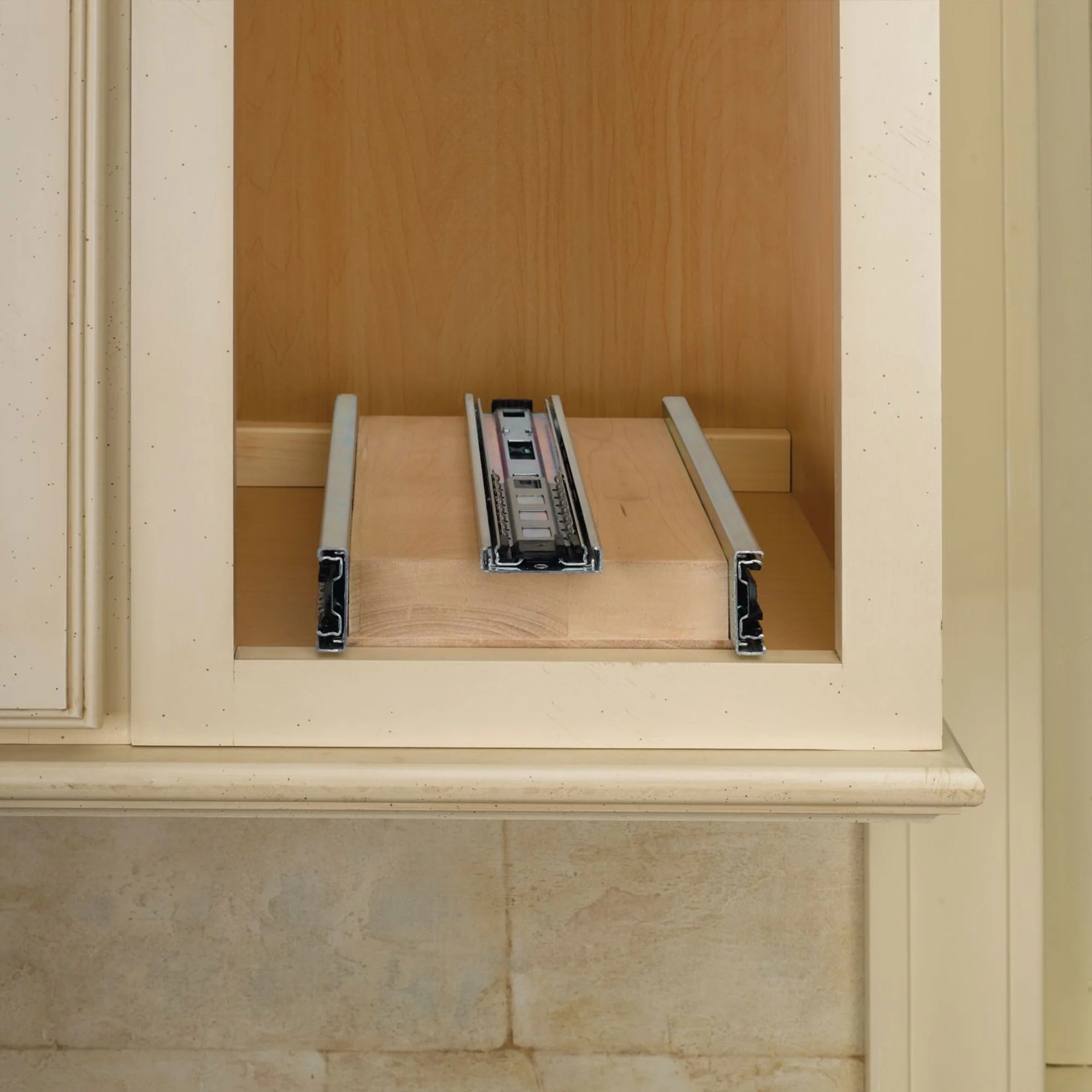 Rev-A-Shelf 448-WC-5C 5-Inch Wood Pull Out Wall Cabinet Organizer, Maple