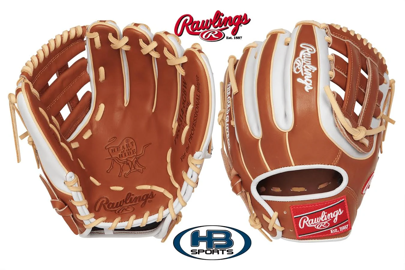 Rawlings PRO314-6GBW Heart of The Hide 11.5 inch Baseball Glove