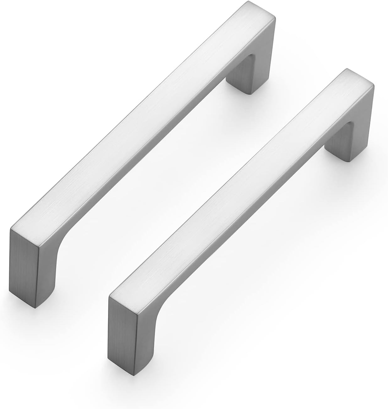 Ravinte 30 Pack Solid 5 Inch Kitchen Square Cabinet Handles Brushed Nickel Cabinet Pulls Drawer Pulls Kitchen Cabinet Hardware Kitchen Handles