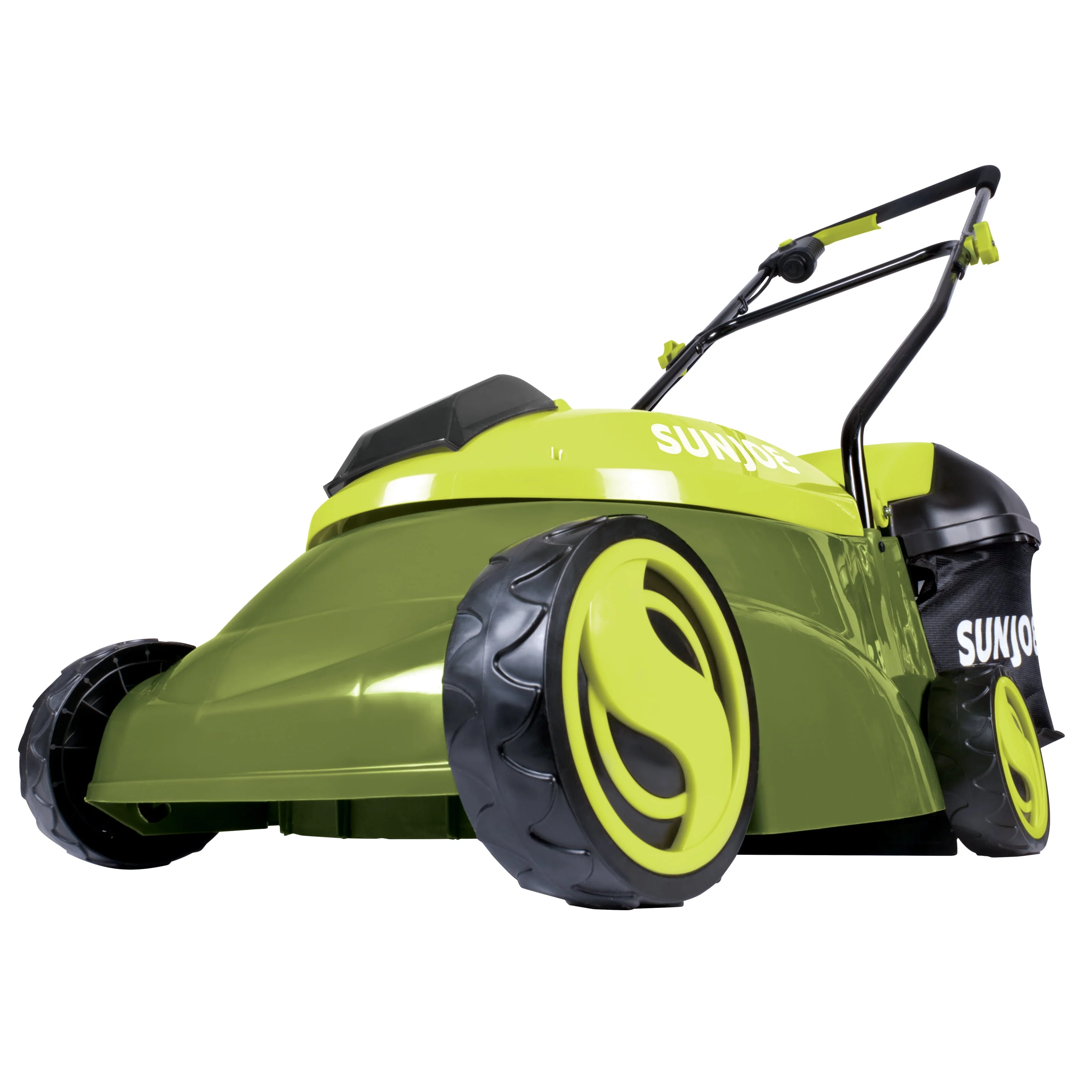 Sun Joe 28V Cordless 14 Brushless Push Lawn Mower, 3-Position, 4.0-Ah