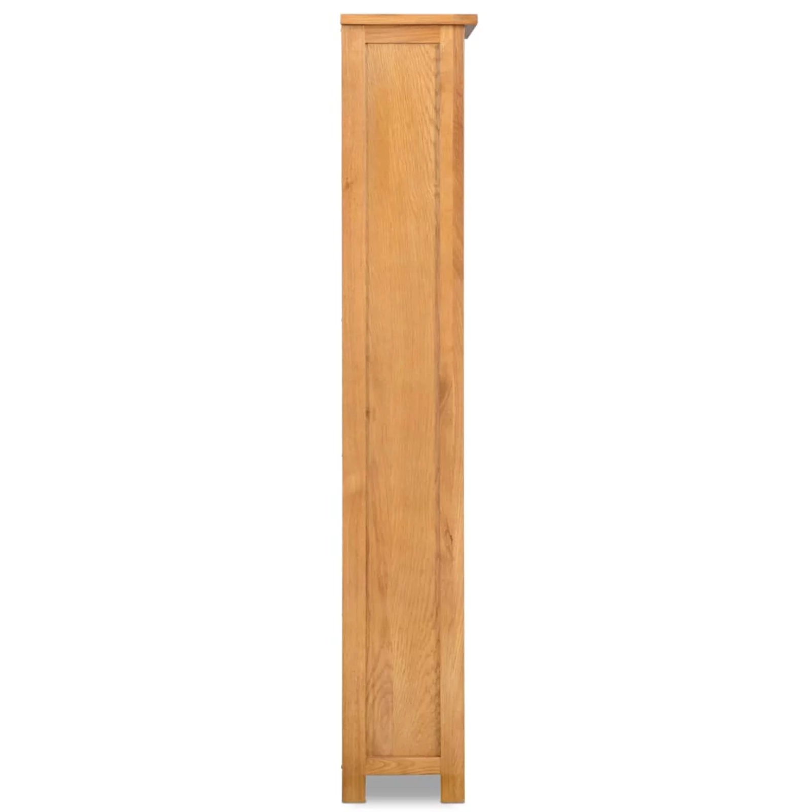 moobody 5-Tier Bookcase 23.6"x8.9"x55.1" Solid Oak Wood