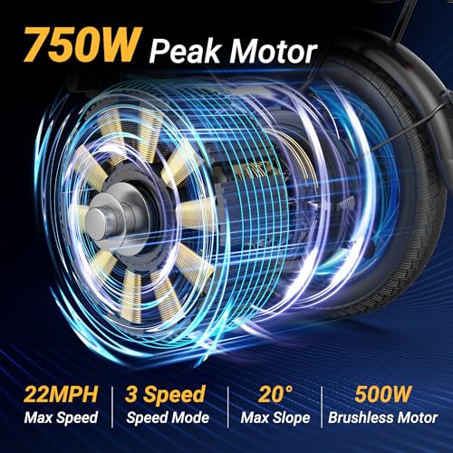 Electric Bike for Adults,14" Folding Ebike with Peak 750W Motor,Max 28/40 Miles Ranges up to 22 MPH.ebike with 499.2/749WH Removable Battery, Front & Rear Suspension