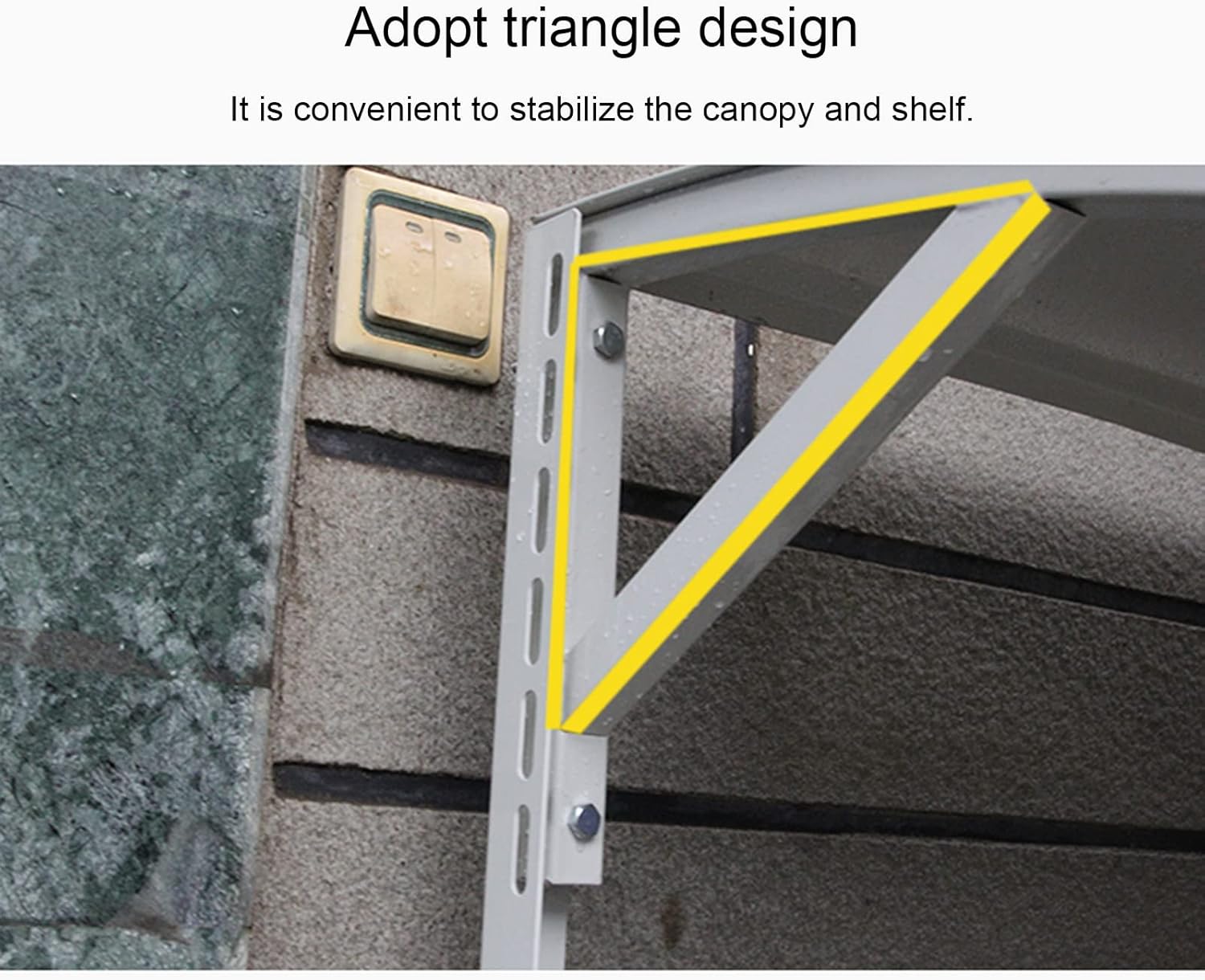 Universal Ac Bracket Heat Pump Base - Heavy Duty Ground Stand Bracket with Ac Rain Cover for Outdoor Ac Unit - Mini Split Condenser Ground Mounting Stand - Upgrade Your Mini Split System!