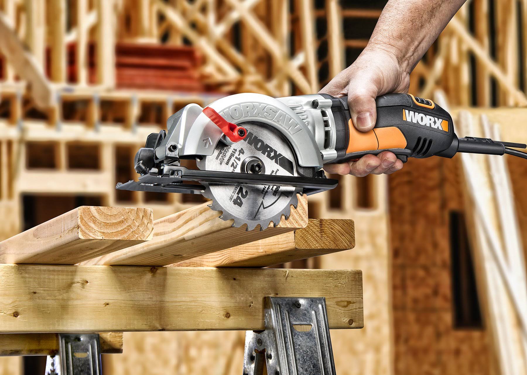 Worx Worxsaw 4-1/2x22 Compact Circular Saw - Wx429l