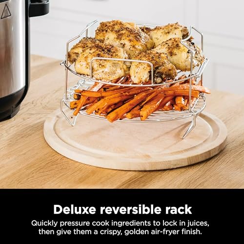 Ninja Foodi Pressure Cooker and Air Fryer with Nesting Broil Rack