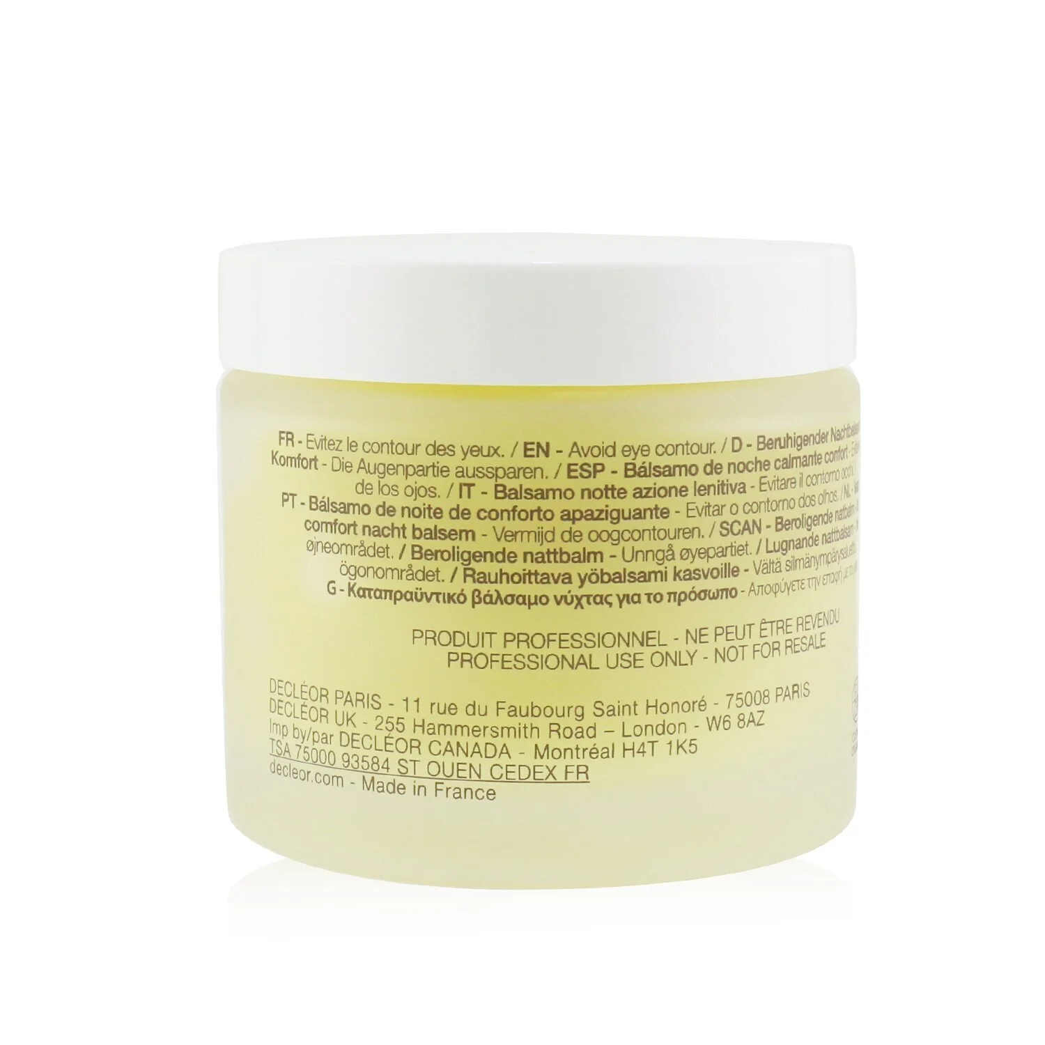 Decleor Aromessence Rose D'Orient Soothing Comfort Night Face Balm - For Sensitive Skin (Salon Size)  100ml/3.3oz