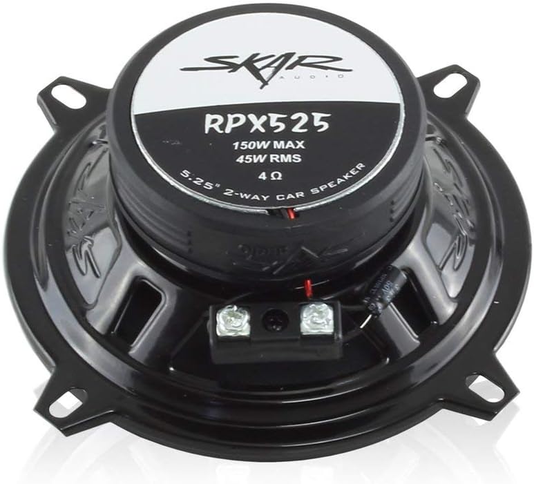 Skar Audio RPX525 150 Watt 2-Way 5.25" Coaxial Speaker System, Pair