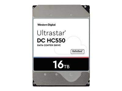 WD Ultrastar DC HC550 16 TB Hard Drive, 3.5 inch Internal, SAS (12Gb/s SAS)