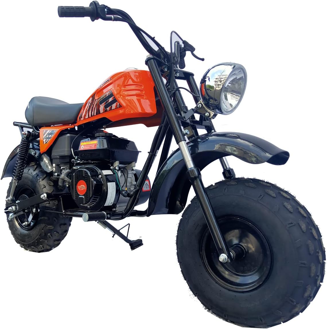 X-PRO Raptor 200cc Super Size Mini Trail Bike with Automatic Transmission and Pull Start! 19" Wide Fat Balanced Tires! (Tested and Assembled, Pink)
