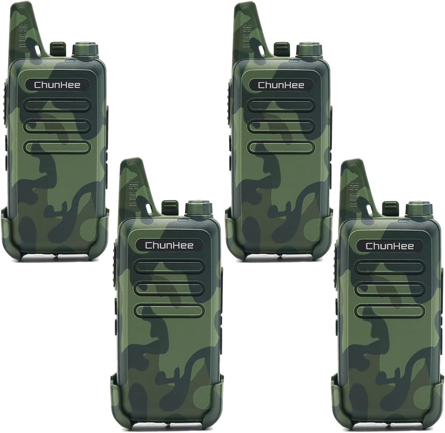 Chunhee Intercoms Wireless for Home-Wireless Intercom System for Elderly/Kids, Home Intercom System Room to Room Communication, 1.5 Miles Long Range Intercom System for Office/Camping/Hiking(4 Pack)