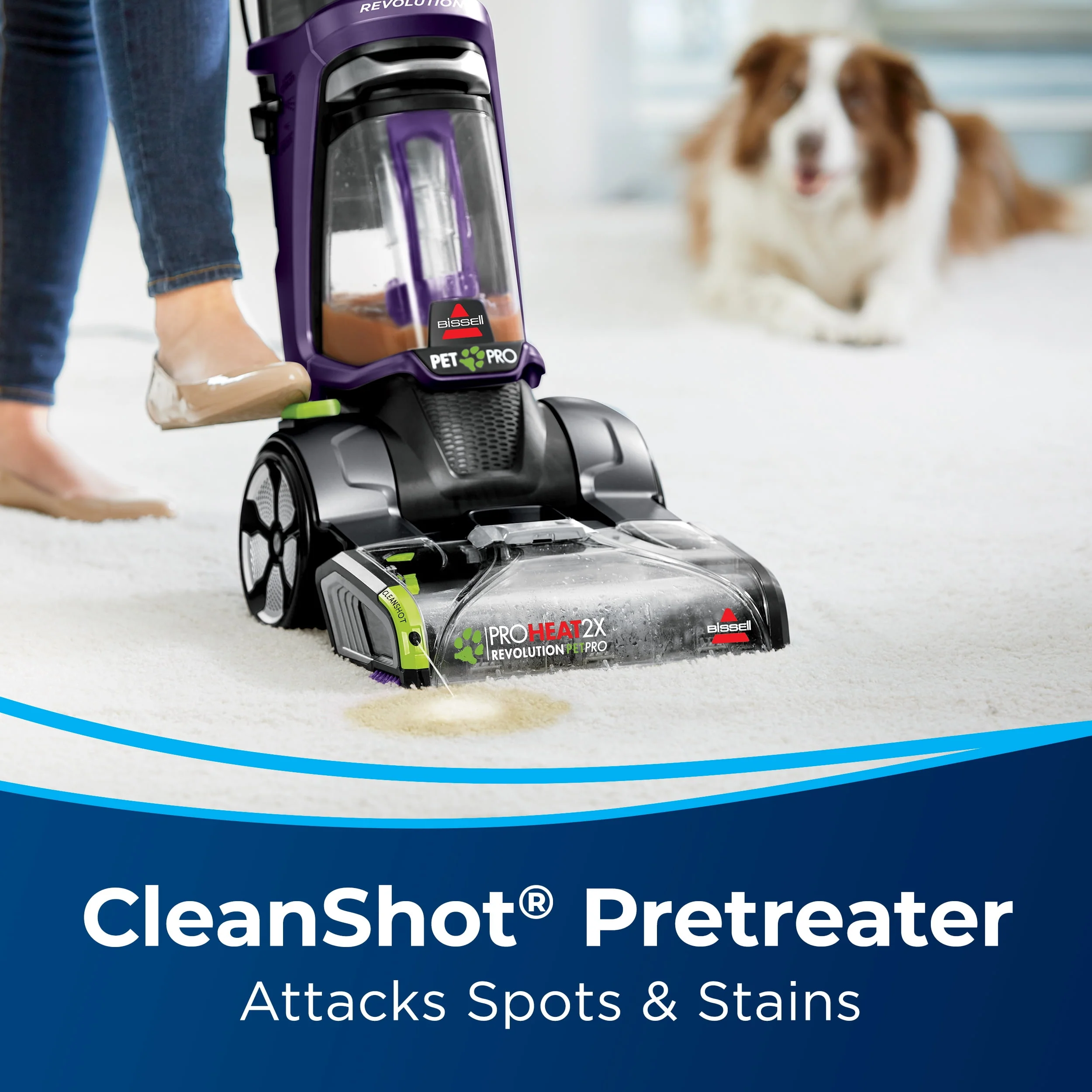 BISSELL Pro Heat 2X Revolution Pet Pro Full-Size Carpet Cleaner 3586