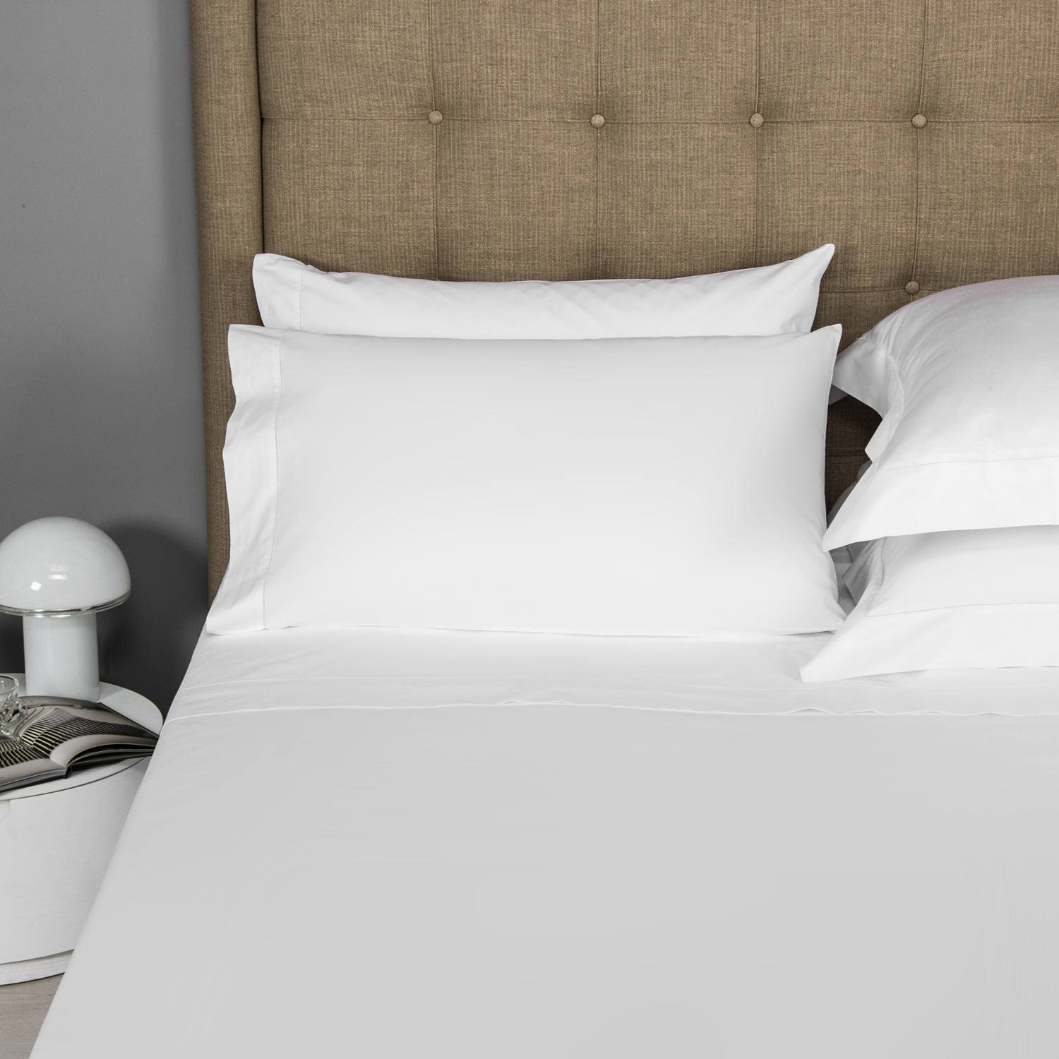 Frette Lux Percale White Sheet Set