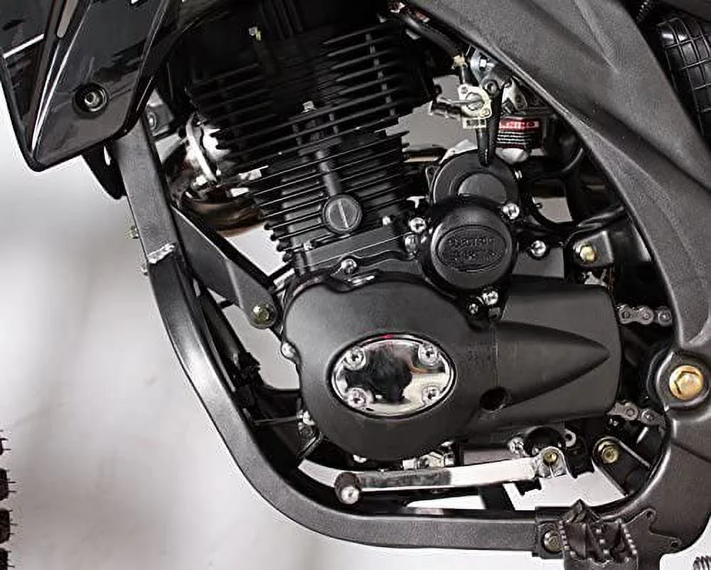 APOLLO New DB-36 Adult Gas 250CC Manual Clutch Dirt Bike - Black