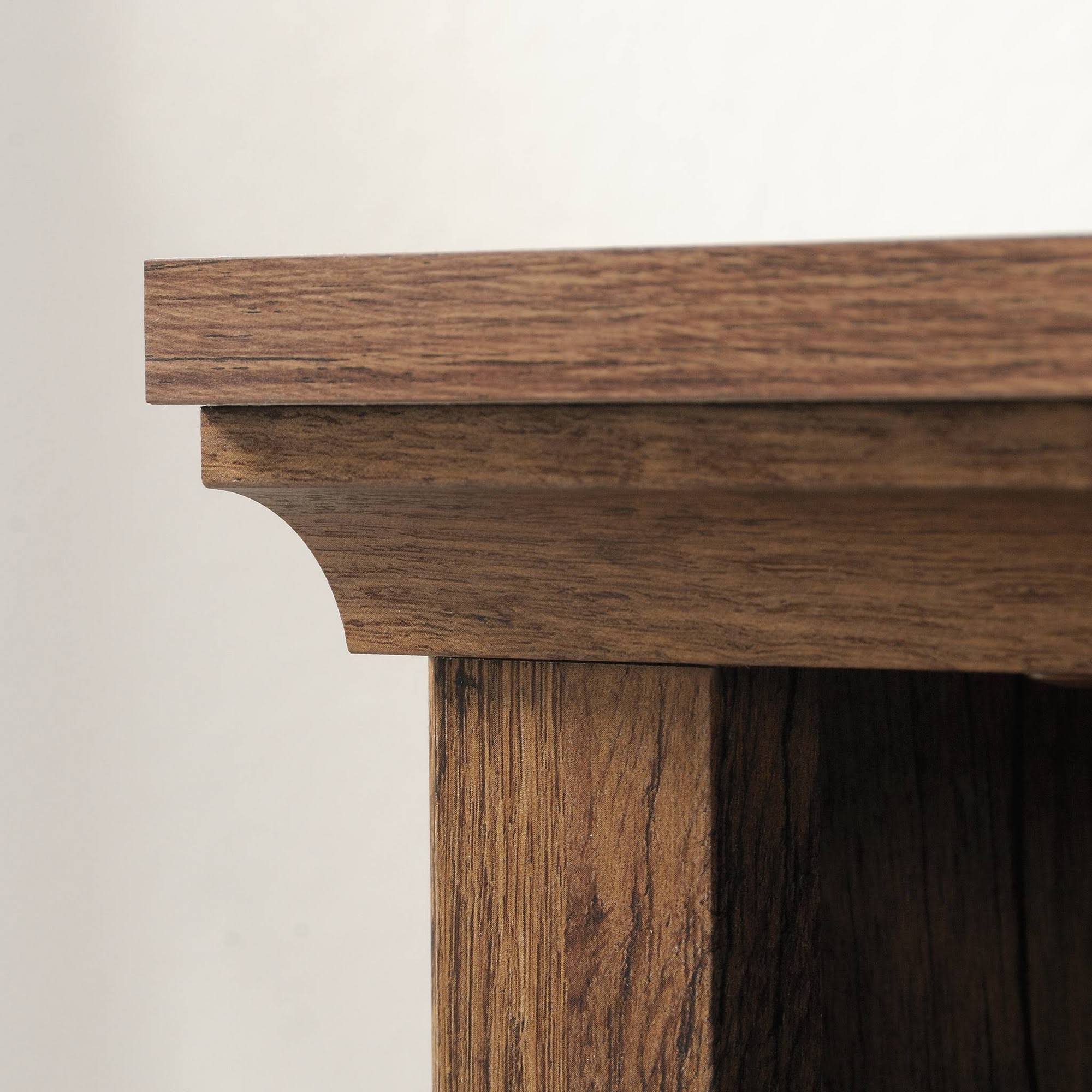 Sauder Miscellaneous Storage 3-Shelf Bookcase, Vintage Oak Finish