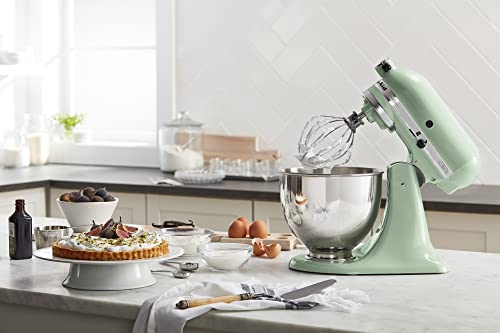 KitchenAid Artisan Series 5 Quart Tilt Head Stand Mixer with Pouring Shield KSM150PS, Removable bowl, Aqua Sky