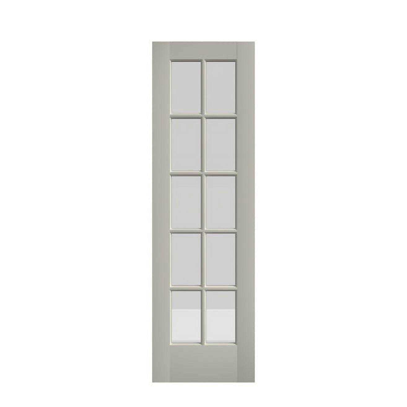 EightDoors 80 x 24 10-Lite French Clear Glass White Prefinished Solid Wood Core Door - Shop Hardware Tools Online Store