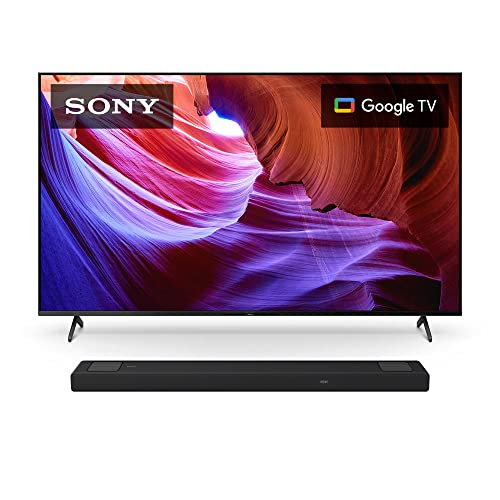 Sony 65 Inch 4K Ultra HD TV X85K Series: LED Smart Google TV with Dolby Vision HDR and Native 120HZ Refresh Rate KD65X85K- Latest Model, Black