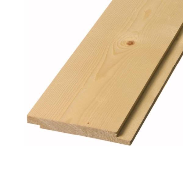 1 in. x 8 in. x 8 ft. Square Edge Pine Shiplap Board (6-Pack) 283975