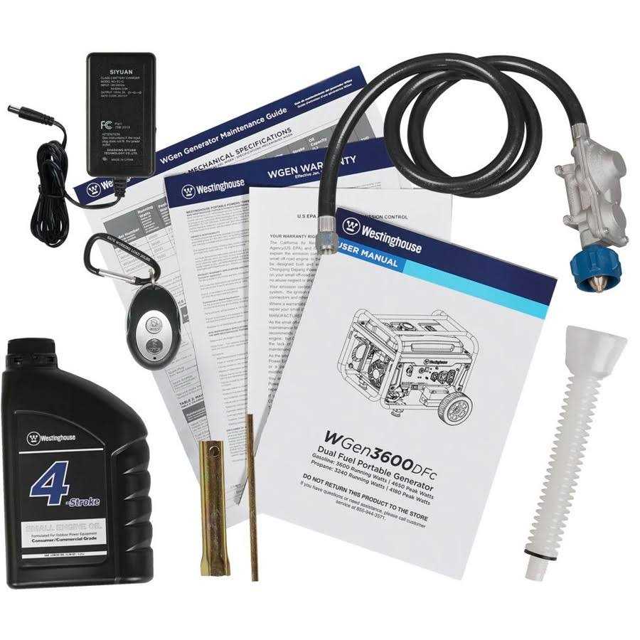 Westinghouse 4650 Watt Dual Fuel Portable Generator Remote Electric Start WGEN3600DFC - Shop Hardware Tools Online Store