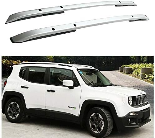 Crossbars Roof Racks Compatible with 2015-2022 Jeep Renegade (Cross Bars Silver)