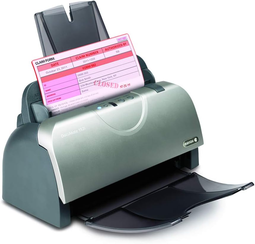 Xerox DocuMate 152i Duplex Scanner with Document Feeder for PC and Mac
